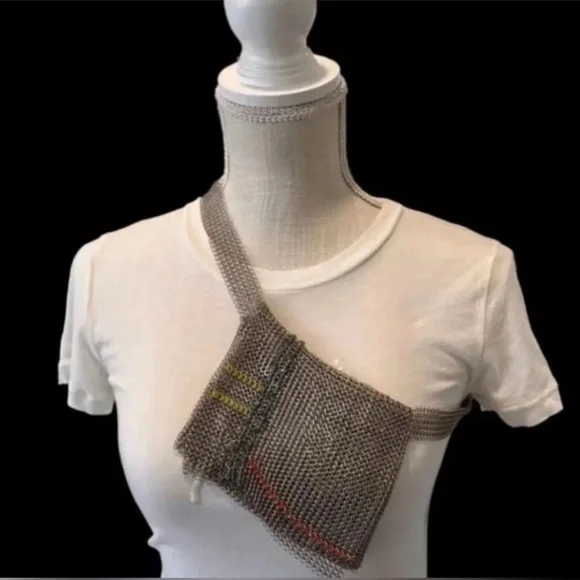 Chanel Vintage Spring 1999 Beaded Chainmail Bum Bag- NWT - Picture 7 of 9